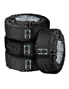 -SET 4 COPRIRUOTA --TYRE-WRAP-- DELUXE IN CORDURA- 2