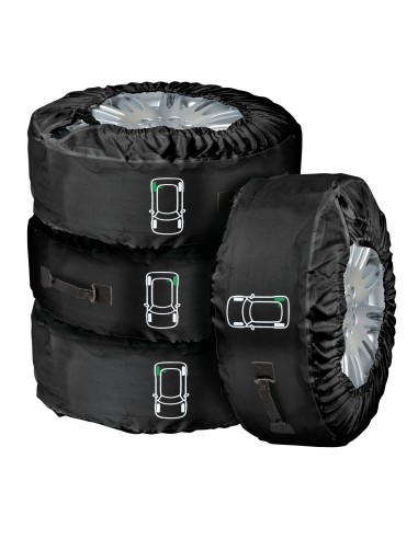 -SET 4 COPRIRUOTA --TYRE-WRAP-- DELUXE IN CORDURA-