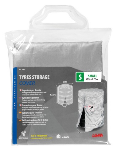 COPERTURA 4 RUOTE CON ZIP TAGLIA  S