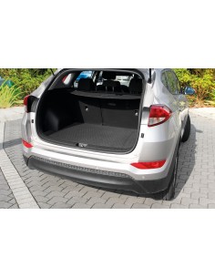 TAPPETO BAULE -VIRGO- 120X94 CM IN PVC NERO 2