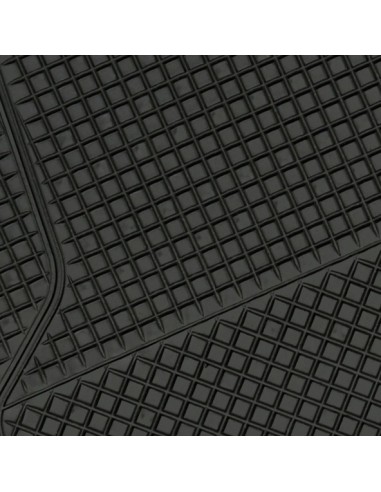 -SERIE TAPPETI --CALIFORNIA-- IN PVC NERO-