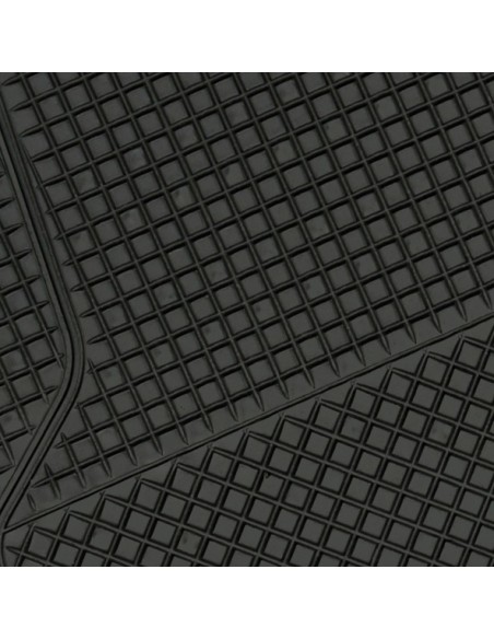 -SERIE TAPPETI --CALIFORNIA-- IN PVC NERO-