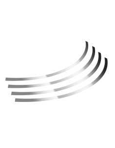 -RIM-STICKERS ADESIVI PER RUOTE 17-20-- CROMO- 2