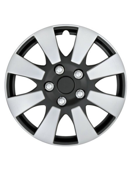 SR.CALOTTE C-137 DE-LUXE 14-- SILVER/NERO OPACO-