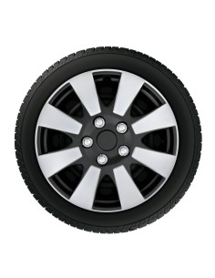 SR.CALOTTE C-137 DE-LUXE 14-- SILVER/NERO OPACO- 2