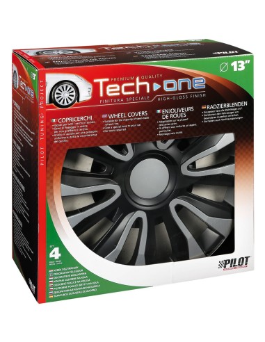 SERIE COPRICERCHIO /COPPA RUOTA AVALONE 13 SILVER