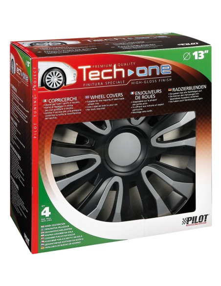 SERIE COPRICERCHIO /COPPA RUOTA AVALONE 13 SILVER