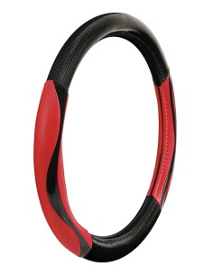 COPRIVOLANTE --SILVERSTONE-- NERO/ROSSO MISURA M 3