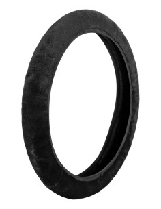 COPRIVOLANTE PLUSH IN PELLICCIA NERO 36-42 CM