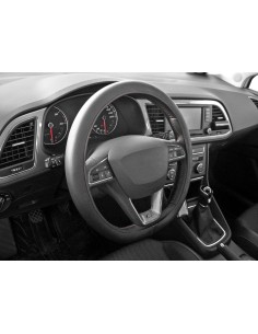 COPRIVOLANTE --SKIN-- PER AUTO NERO/ROSSO -S- 35-3 2