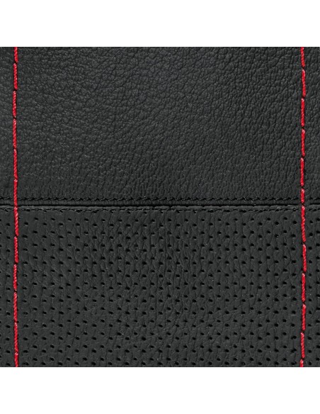 -CVOLANTE PELLE NERO --SPORT-- 37-39CM CUCIT.ROSSO