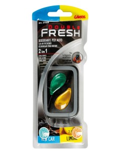 -PROFUMATORE --DOUBLE FRESH-- FRAGRANZA NEW CAR+LI 2
