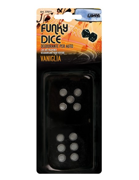 PROFUMATORE FUNKY DICE COLORI ASS. FRAGRANZA