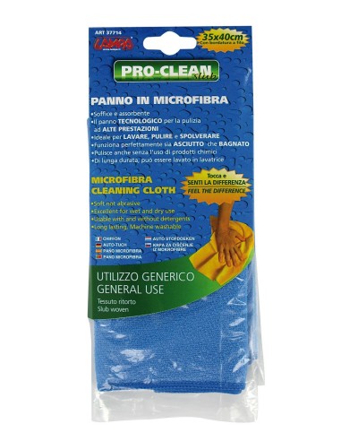 -PANNO--PRO-CLEAN--MICROFIBRA TESSUTO RITORTO, 35X