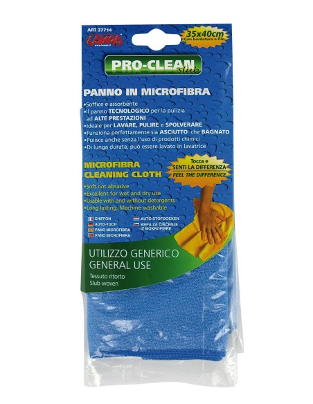 -PANNO--PRO-CLEAN--MICROFIBRA TESSUTO RITORTO, 35X