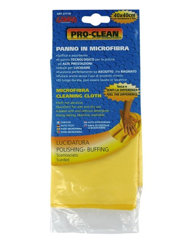 -PANNO--PRO-CLEAN--MICROFIBRA SCAMOSCIATO, 40X40CM