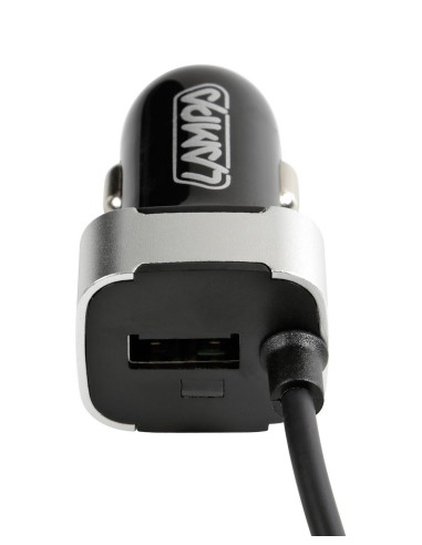 CARICA BATTERIE MICRO USB + EXTRA PRESA USB,2400MA