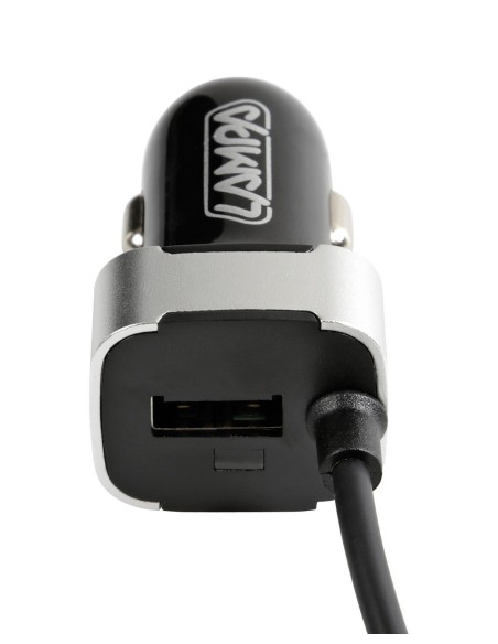 CARICA BATTERIE MICRO USB + EXTRA PRESA USB,2400MA