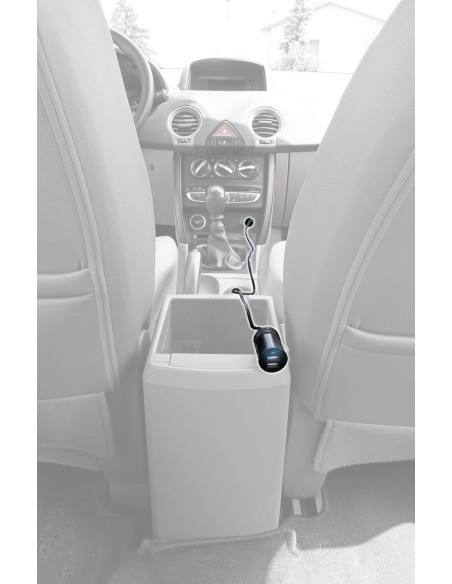 DOPPIA PRESA USB 12/24V CON PROLUNGA