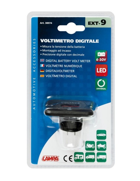 -VOLTIMETRO DIGITALE PER SERIE PRESE --EXT---