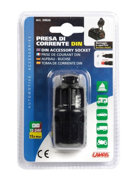 PRESA DI CORRENTE DIN 12/24V EXT-5