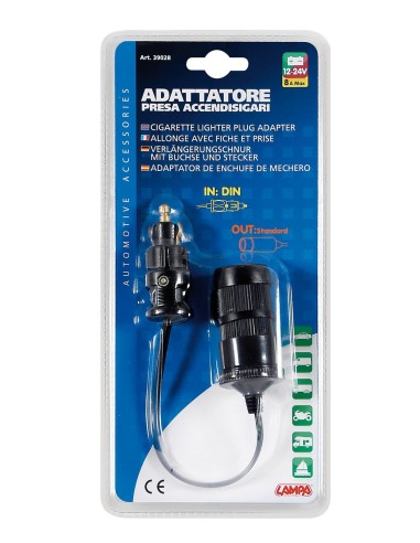 ADATTATORE ACCENDISIGARI DIN  in poi STANDARD