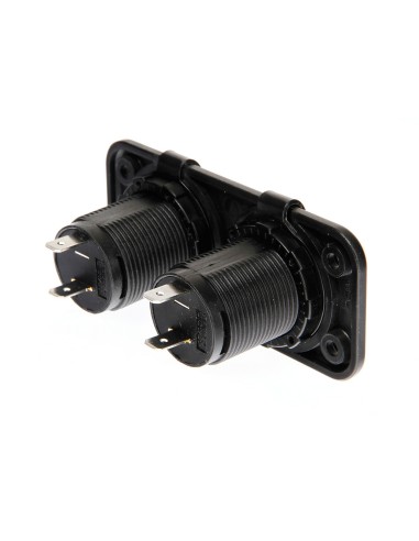 -DOPPIA PRESA DI CORRENTE--EXT2 12/24V IMPERMEABIL