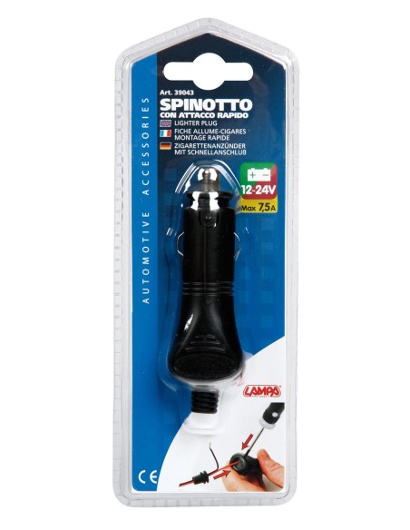 SPINOTTO 12/24V CON ATTACCO RAPIDO