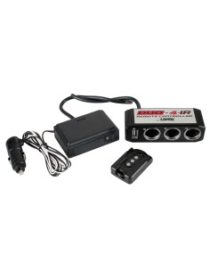 -PLAFONIERA--DUO-4 IR-- 3 PRESE ACCENDISIGARI 12V+