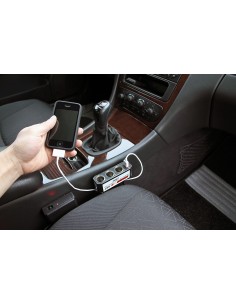 -PLAFONIERA--DUO-4 IR-- 3 PRESE ACCENDISIGARI 12V+ 2