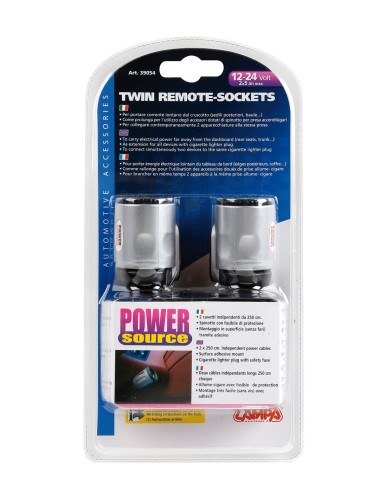 CAVO PROLUNGA 250CM C/2 PRESE