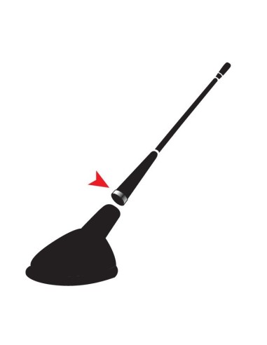 -STELO RICAMBIO --CROME RING-- 40 CM-