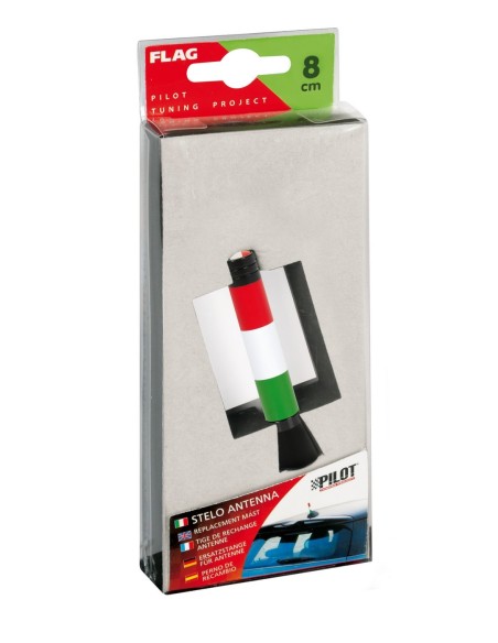 -STELO ANTENNA --FLAG-- 8CM ITALIA-