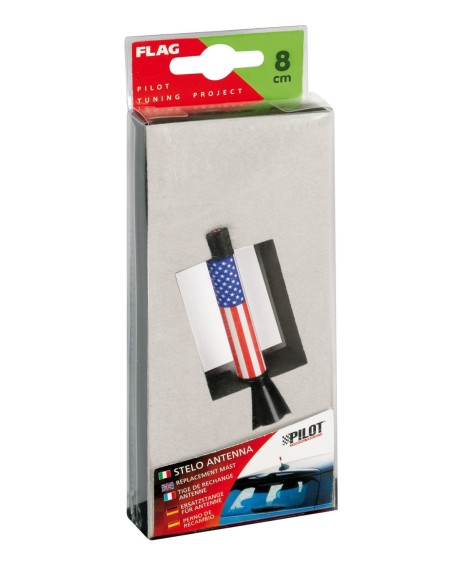 -STELO ANTENNA --FLAG-- 8CM USA-