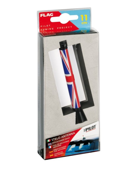 -STELO ANTENNA --FLAG-- 11CM UK-