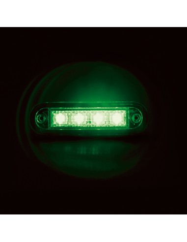 LUCE A 4 LED VERDE PREMIUM FLUSH