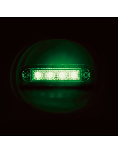 LUCE A 4 LED VERDE PREMIUM FLUSH
