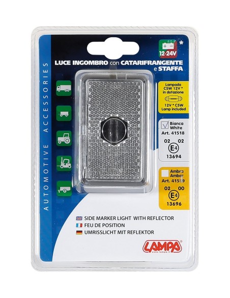 LUCE INGOMBRO BIANCA CON CATARIFRANGENTE