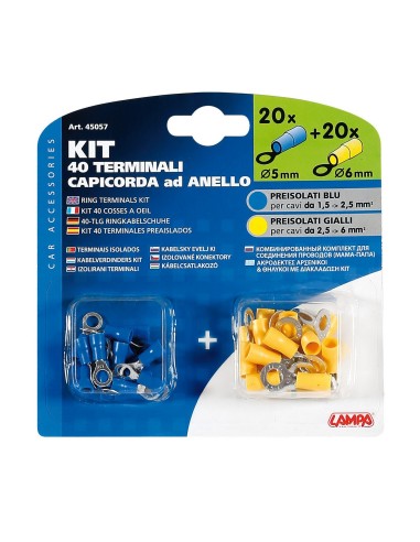 KIT 40 CAPICOR.ANELLO BLU/GIA