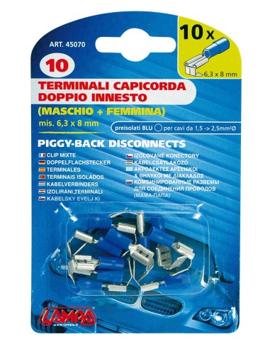 CAPICOR.DOP.INNESTO BLU PZ.10