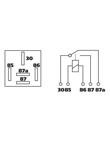 RELE' UNIV.24V-40A 5 CONTATTI