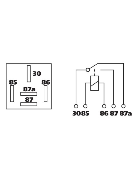 RELE' UNIV.24V-40A 5 CONTATTI