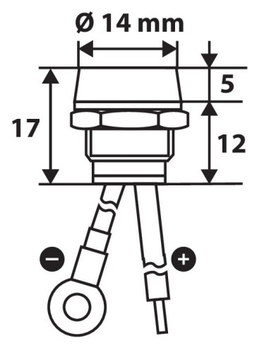 LED AD INCASSO 12/24V BLU