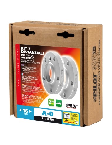 KIT 2 DISTANZIALI 16 MM 'A0'
