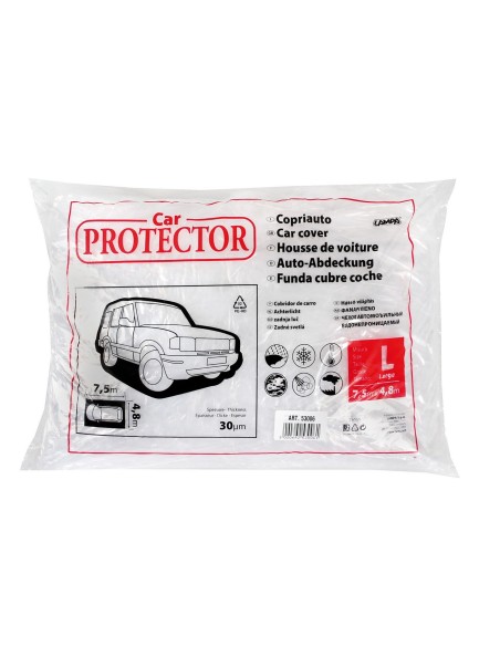 -TELO COPRIAUTO IN POLIETILENE TRASPARENTE - TAGLI