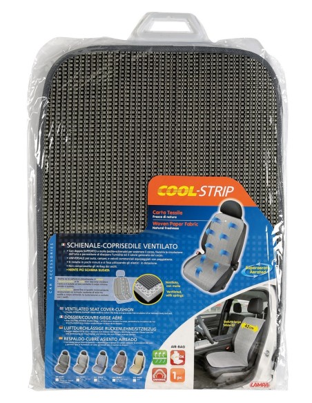 -SCHIENALE --COOL-STRIP--VENTIL. CON MOLLE GRIGIO-