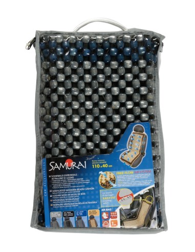 -SCHIENALE --SAMURAI--IN LEGNO BLU+GRIGIO-