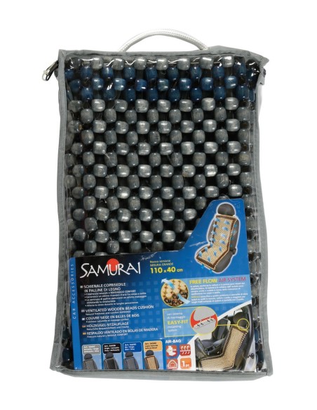 -SCHIENALE --SAMURAI--IN LEGNO BLU+GRIGIO-