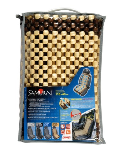 -SCHIENALE --SAMURAI--IN LEGNO NATURALE+MARRONE-