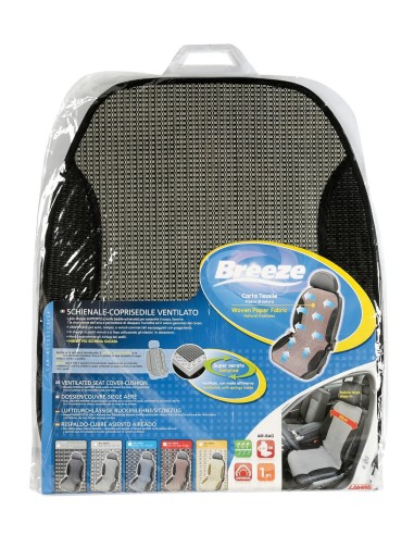 -SCHIENALE VENTILATO --BREEZE-- C/MOLLE GRIGIO-